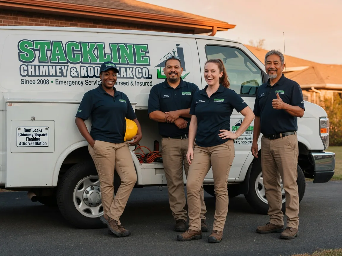 Chimney flashing repair company in Silverdale, PA